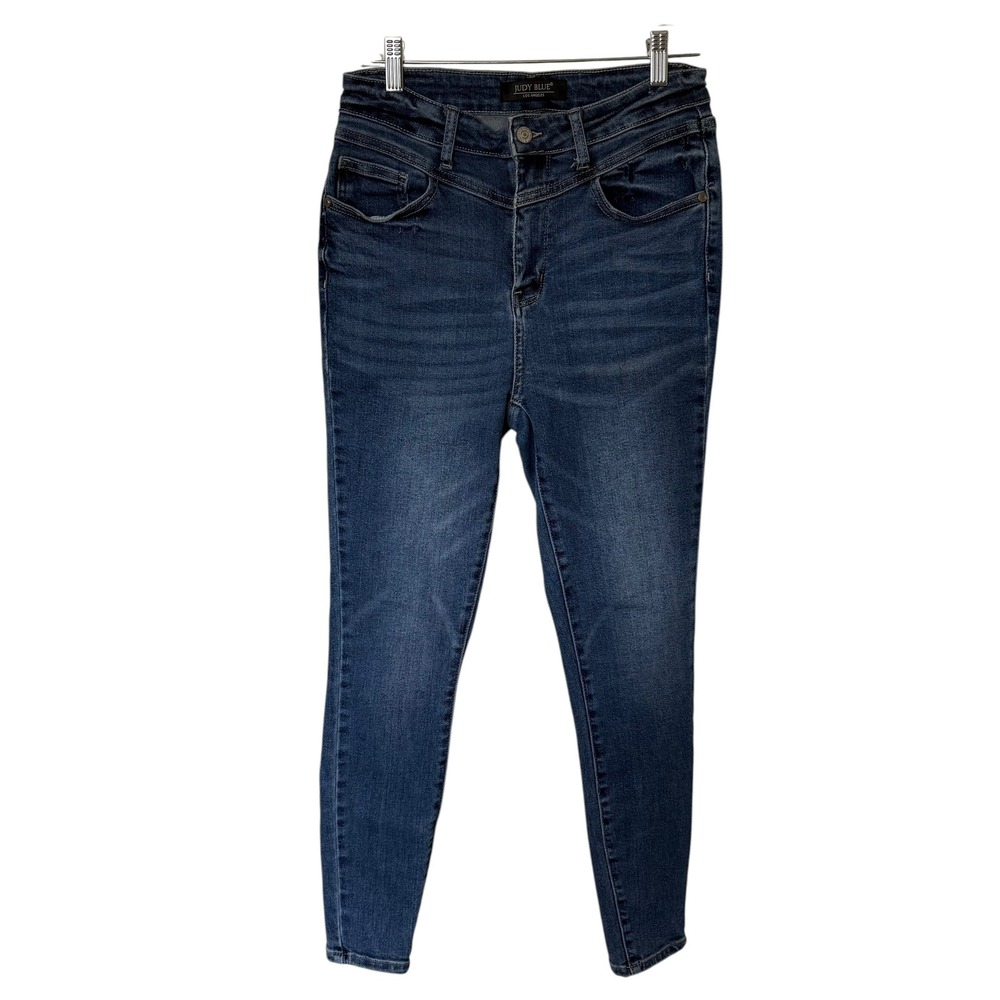 Judy Blue Skinny Jeans Women 7/28 Medium Wash Excellent High Rise Stretch